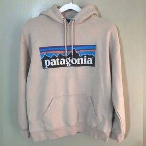 Patagonia Women’s Synchilla Pile Hoodie Warm Pink Beige Size Medium